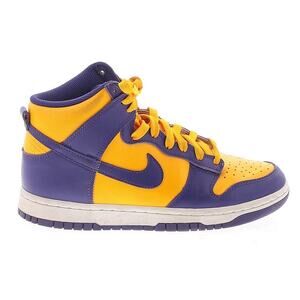 Nike Dunk High Top Lakers Basketball Shoes Sneakers 6.5 Men/Youth Gold/Purple